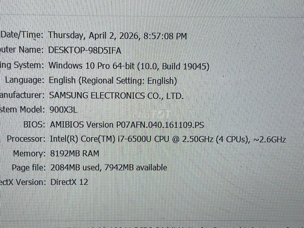 Samsung NT900 i7-6500U 13.3 inch 8GB/256GB. Mua bán Laptop tại Quận 3 Tp Hồ Chí Minh được đăng bởi Phú An hình 1
