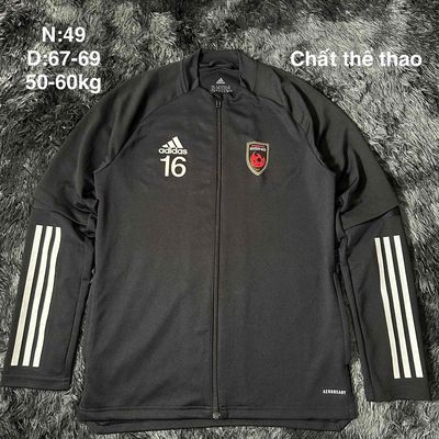 Khoác thể thao ADIDAS logo in  50-60kg (023). Mua bán Quần áo tại Huyện Cái Nước Cà Mau được đăng bởi Nguyễn Phương