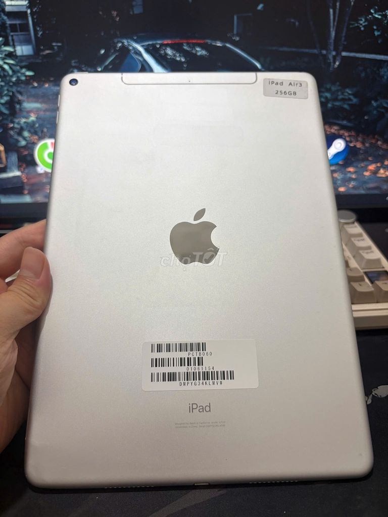 iPad Air 3 bản 256GB đầy đủ Wifi + Sim. Mua bán Máy tính bảng tại Quận Cầu Giấy Hà Nội được đăng bởi Hàn Trâm hình 1