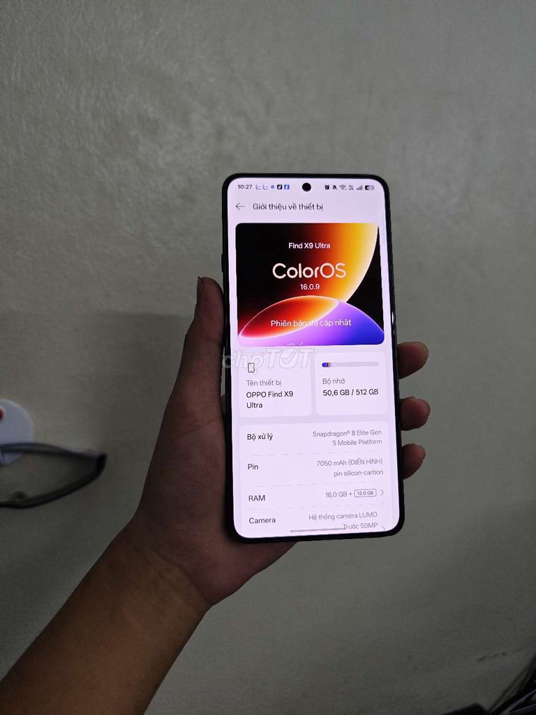 Oppo Find X9 Ultra 16GB/512GB Đen. Mua bán Điện thoại tại Thành phố Thái Bình Thái Bình được đăng bởi Thái hình 1