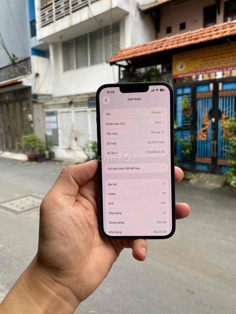Apple iPhone 13 128GB Xanh Đã sử dụng. Mua bán Điện thoại tại Quận Gò Vấp Tp Hồ Chí Minh được đăng bởi HQ1986 Thanh Lý Cầm Đồ hình 1