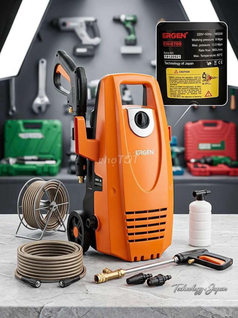 Máy rửa xe Ergen EN-6790 Cam Nhật Bản. Mua bán Đồ chuyên dụng, Giống nuôi trồng tại Quận Ninh Kiều Cần Thơ được đăng bởi Duy Nguyễn Cần Thơ 127 Châu Văn Liêm  hình 1