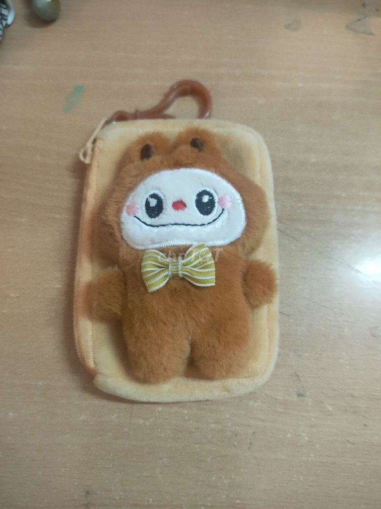 Túi đựng mini Vải bông Nâu. Mua bán Túi xách tại Quận Hai Bà Trưng Hà Nội được đăng bởi shop bán đồ chs hình 1