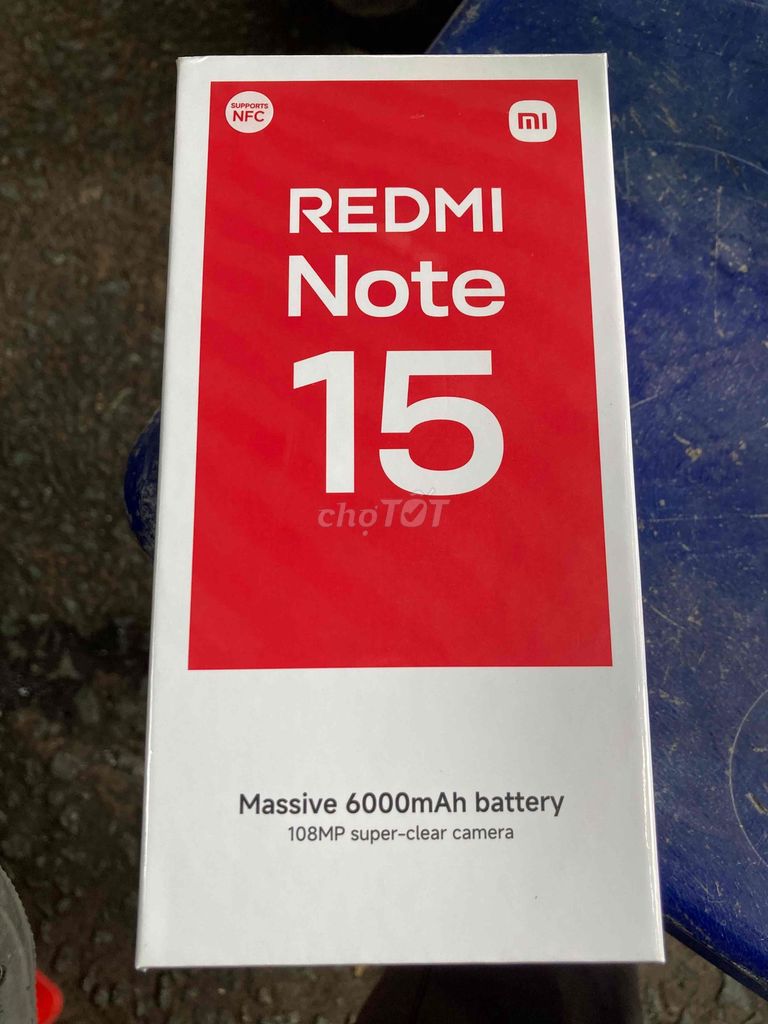 Xiaomi Redmi Note 15 8/128GB Đen. Mua bán Điện thoại tại Quận Bình Tân Tp Hồ Chí Minh được đăng bởi Linh BIDV hình 1