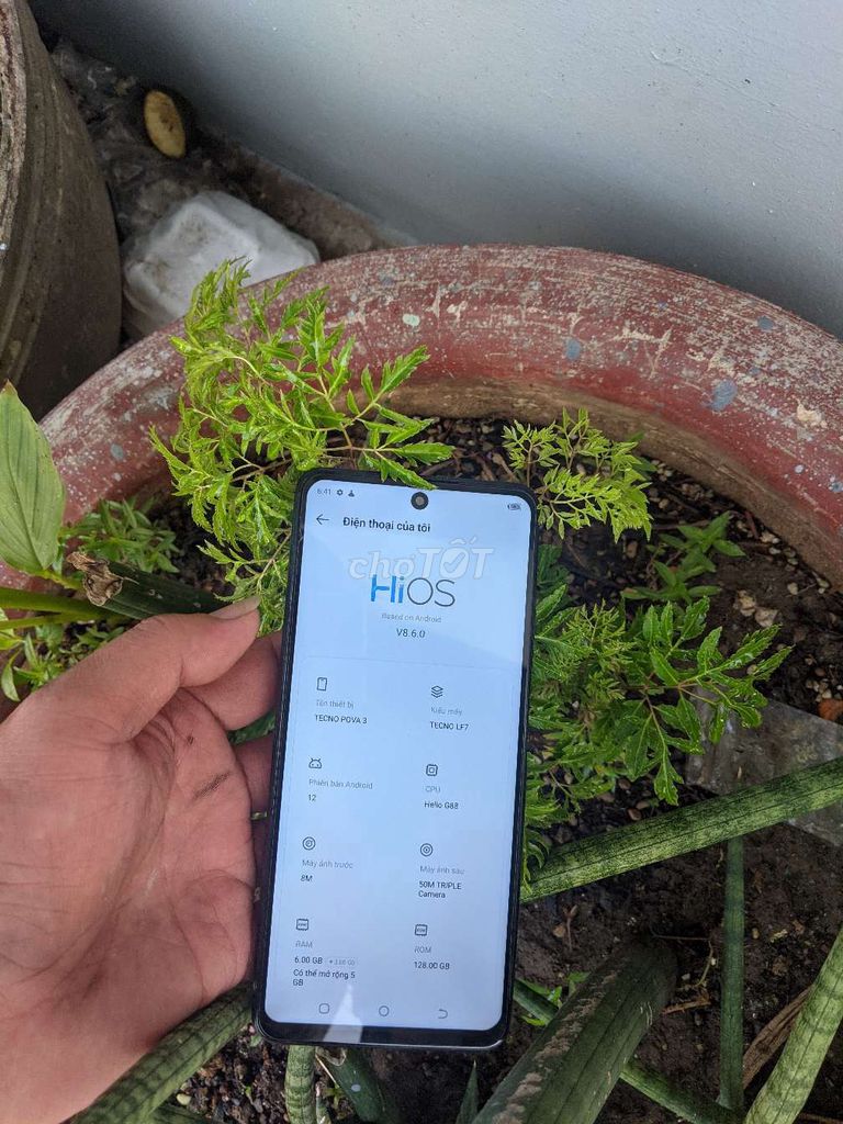 Tecno Pova 3 128GB Đen Android 12. Mua bán Điện thoại tại Thành phố Sóc Trăng Sóc Trăng được đăng bởi Thanh hình 1
