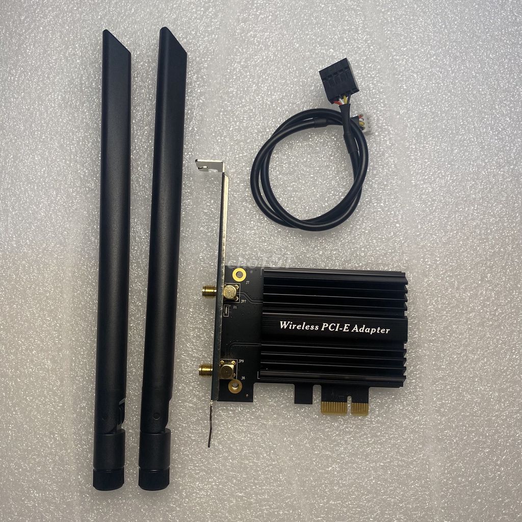 Card Wifi Intel AX210 Đen cho máy tính bàn. Mua bán Linh kiện (RAM, Card...) tại Quận Thanh Khê Đà Nẵng được đăng bởi  LAPTOP pc  hình 1