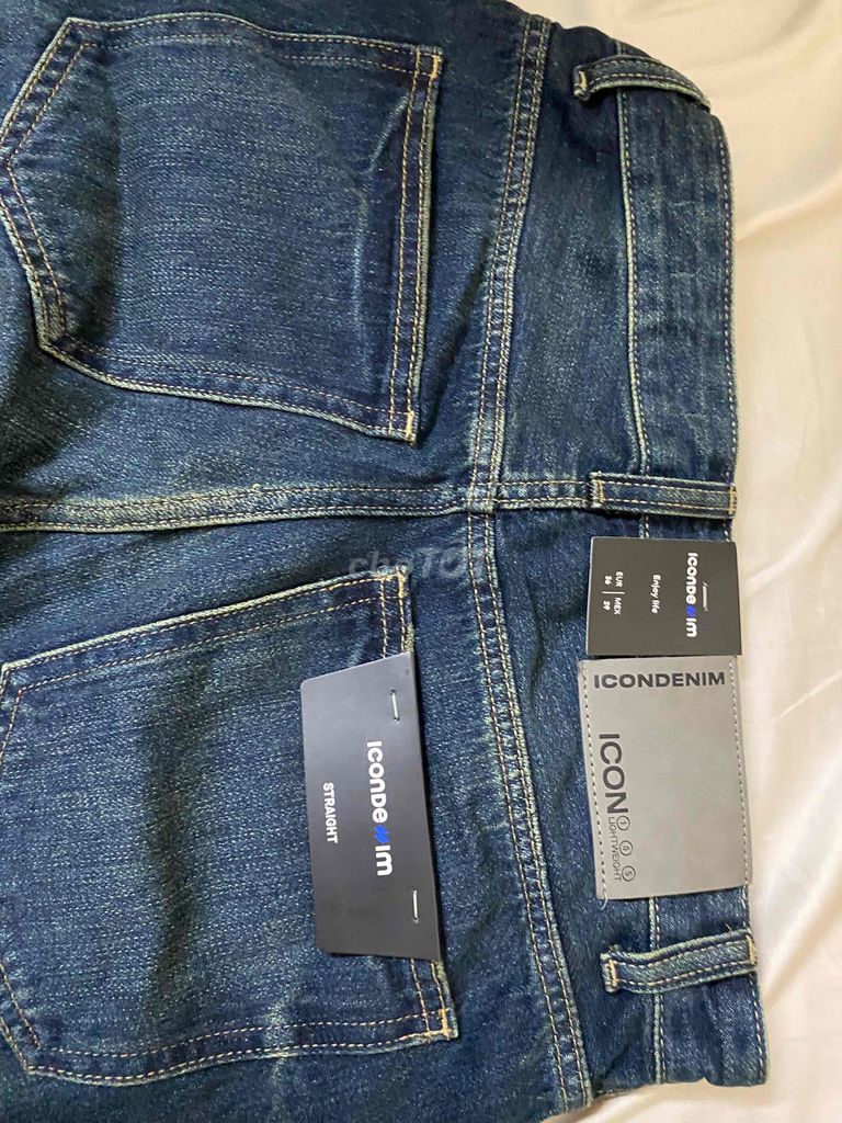 Quần bò Icon Denim Nguyên Tem chưa qua sử dụng