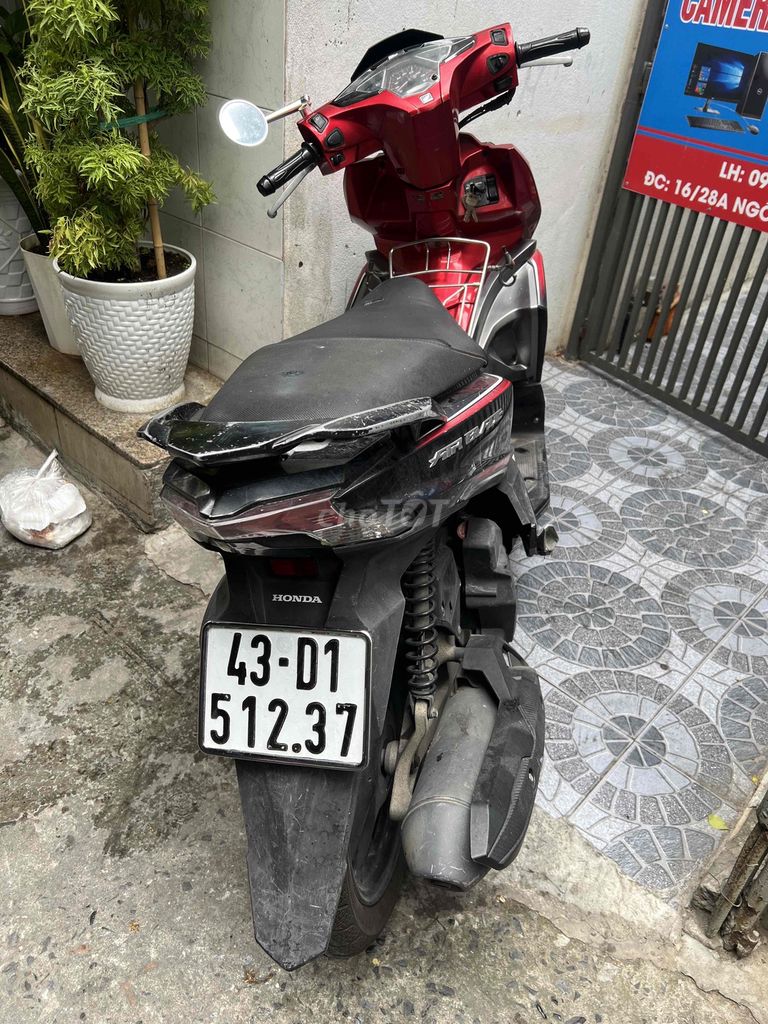 Honda AB 125cc, красно-черный, домашний