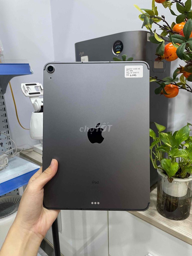 Apple iPad Air 4 64GB bản 4G Zin áp Pin 90%. Mua bán Máy tính bảng tại Huyện Hóc Môn Tp Hồ Chí Minh được đăng bởi Luân Hoài hình 1