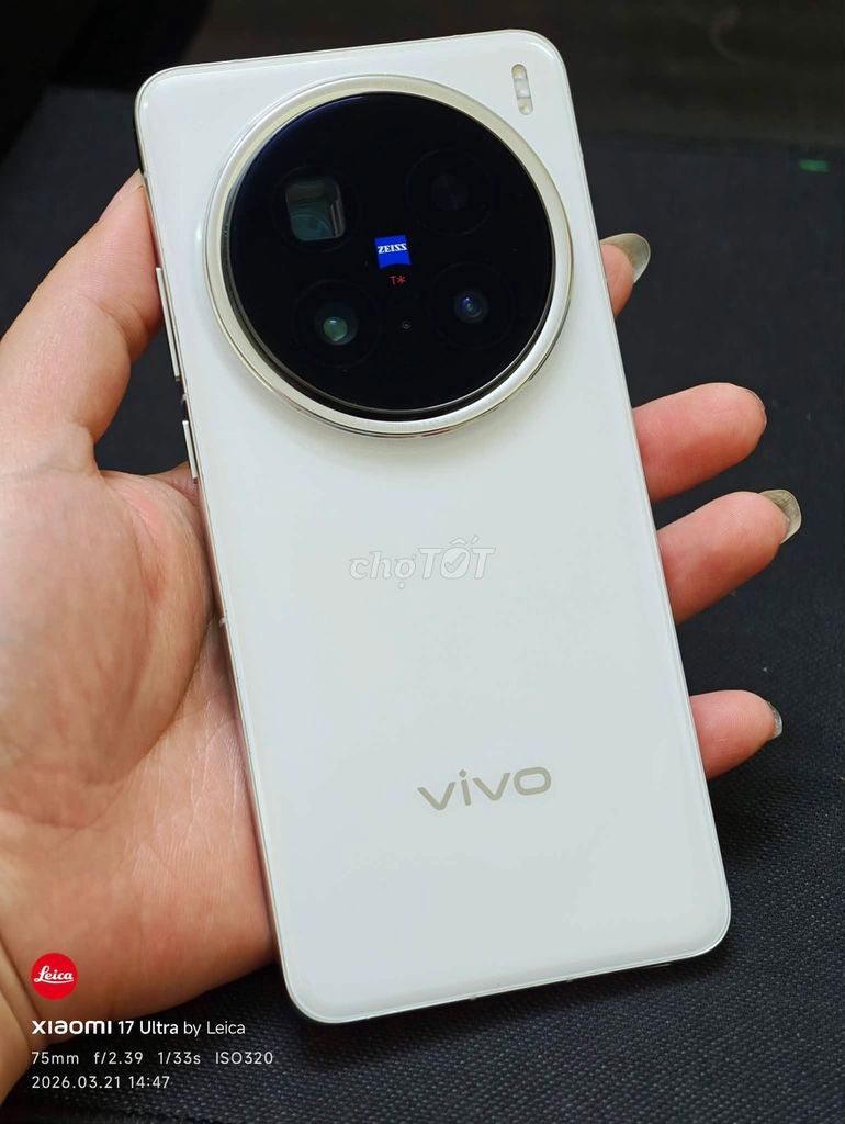 Vivo X200 Pro 256GB Trắng. Mua bán Điện thoại tại Thành phố Đà Lạt Lâm Đồng được đăng bởi Thai Trinh hình 1
