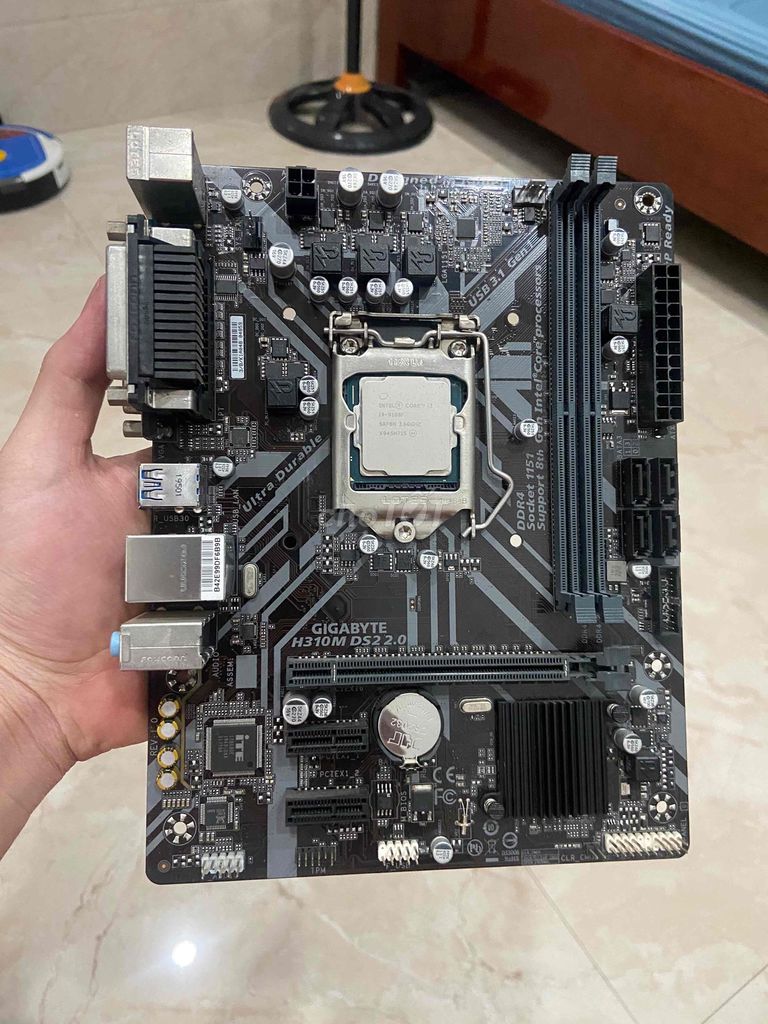 Bo mạch chủ Gigabyte H310M + i3 9100f. Mua bán Linh kiện (RAM, Card...) tại Huyện Trảng Bom Đồng Nai được đăng bởi Đồ điện tử hình 1