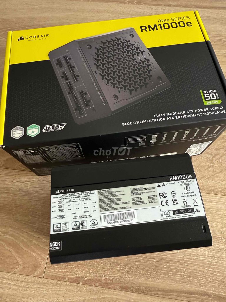 Nguồn Corsair RM1000e - 1000W - 80 Plus Gold. Mua bán Linh kiện (RAM, Card...) tại Quận Ngũ Hành Sơn Đà Nẵng được đăng bởi Hung hình 3
