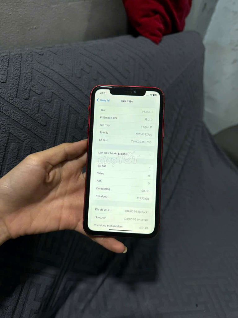 iPhone 11 128GB Đỏ QT