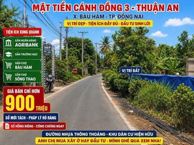 đất mặt tiền đường nhựa kinh doanh 5x33mv giá từ 795tr_950tr