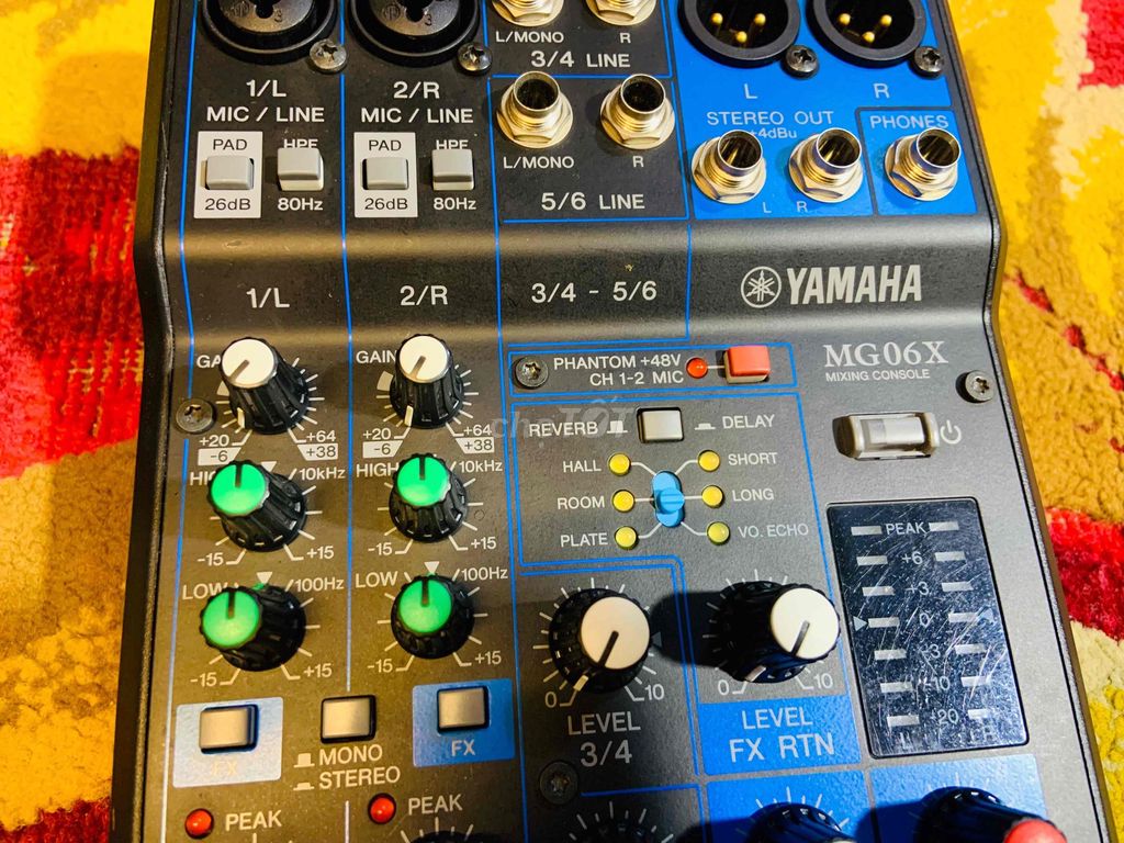Bàn trộn âm thanh Yamaha MG06X hiệu ứng. Mua bán Tivi, Âm thanh tại Quận 3 Tp Hồ Chí Minh được đăng bởi Phan Thanh Quốc hình 1