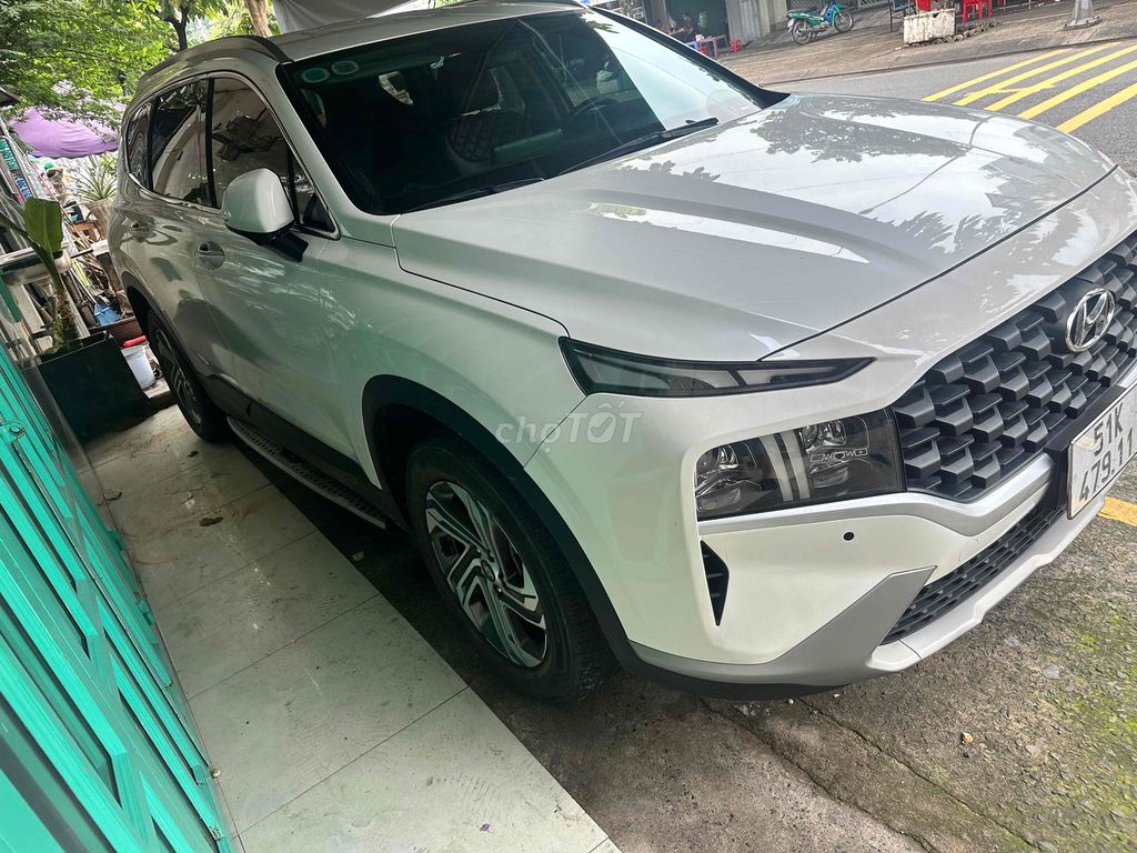 Hyundai Santafe 2022 2.2 Дизель Белый