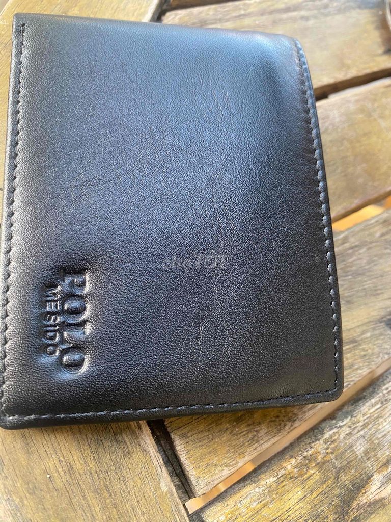 Ví da Polo Mesido Da Đen Nam. Mua bán Túi xách tại Thành phố Bến Tre Bến Tre được đăng bởi Shop Da Thật hình 1