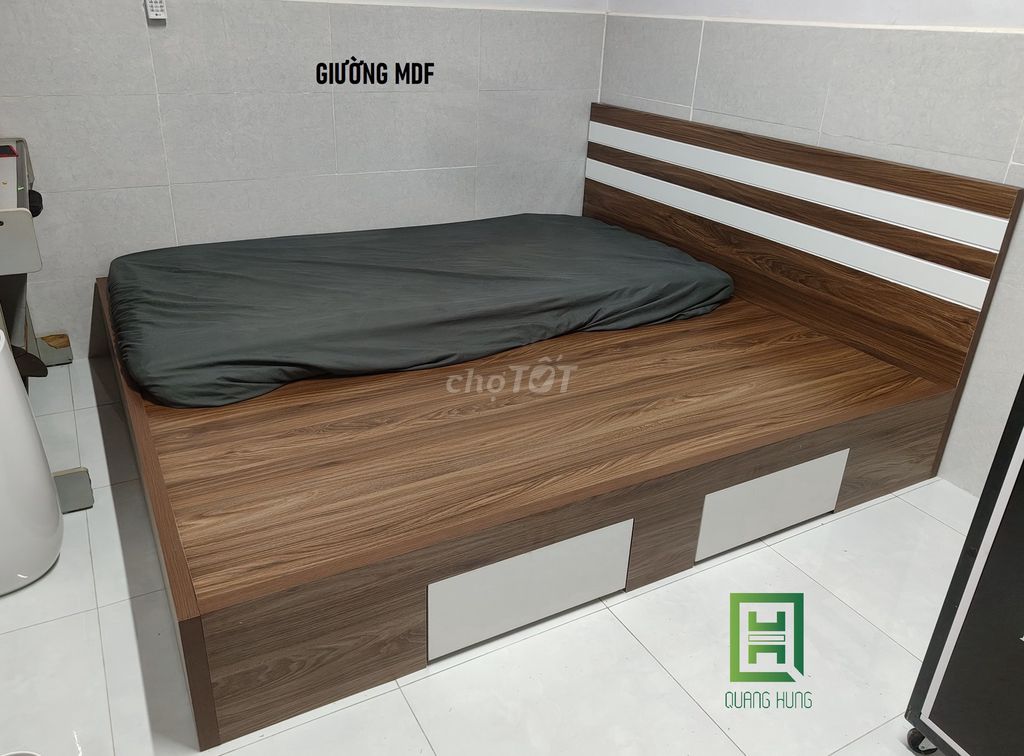 GIƯỜNG MDF-GIƯỜNG MDF=GIƯỜNG MDF=GIƯỜNG MDF$GIƯỜNG. Mua bán Giường, chăn ga gối nệm tại Thành phố Biên Hòa Đồng Nai được đăng bởi NỘI THẤT NHÀ XINH hình 1