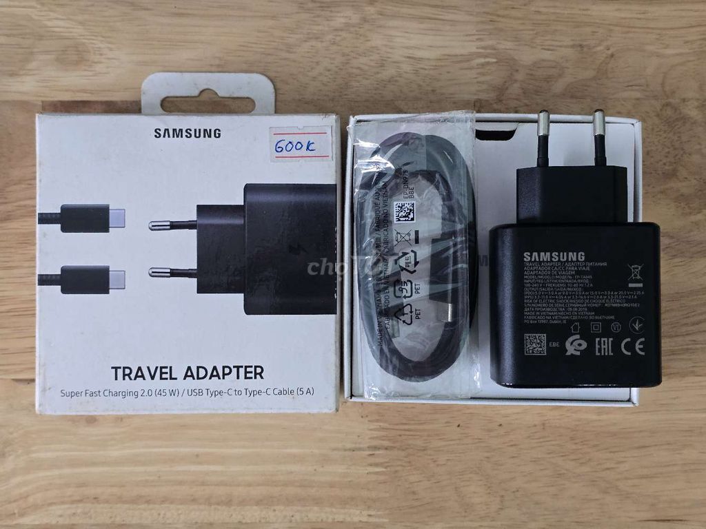 Bộ sạc Samsung 45W Đen chính hãng (QSD). Mua bán Phụ kiện (Màn hình, Chuột...) tại Thành phố Cao Lãnh Đồng Tháp được đăng bởi Hiếu Hào Hoa hình 1