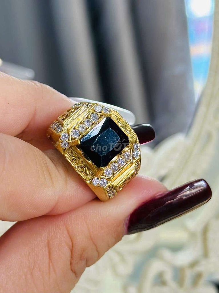 Nhẫn nam đồng hội xi vàng 610. Mua bán Phụ kiện thời trang khác tại Thành phố Hà Tiên Kiên Giang được đăng bởi PHỤ KIỆN TRANG SỨC HQ hình 1