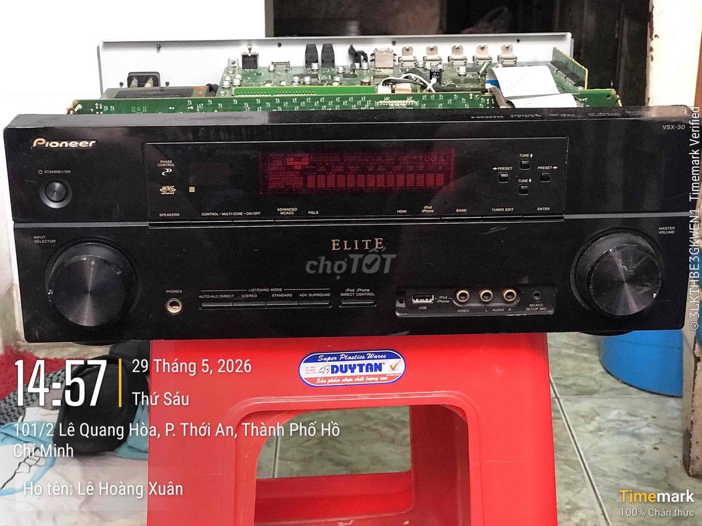 Ampli Pioneer VSX-30 Hỏng nguồn. Mua bán Tivi, Âm thanh tại Quận 12 Tp Hồ Chí Minh được đăng bởi lê hoàng xuân hình 1