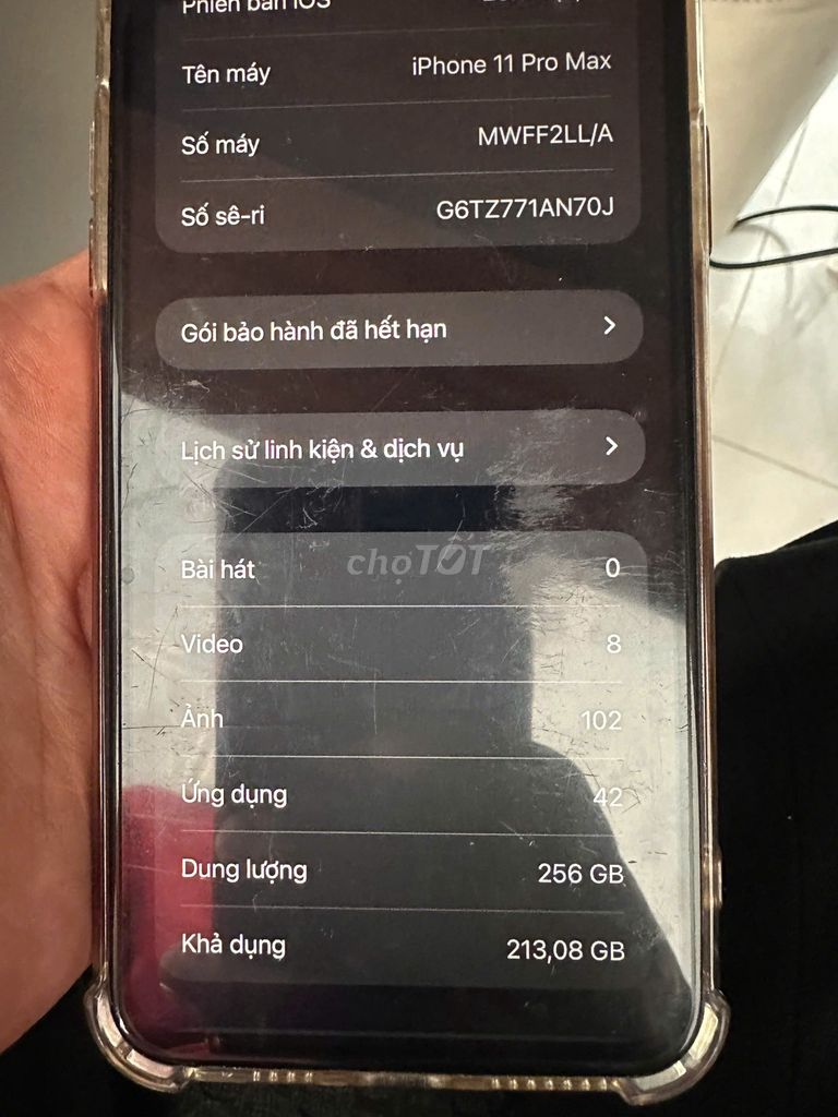 iPhone 11 Pro Max 256GB Vàng Đã sử dụng. Mua bán Điện thoại tại Huyện Gia Lâm Hà Nội được đăng bởi Kim Đàn hình 1