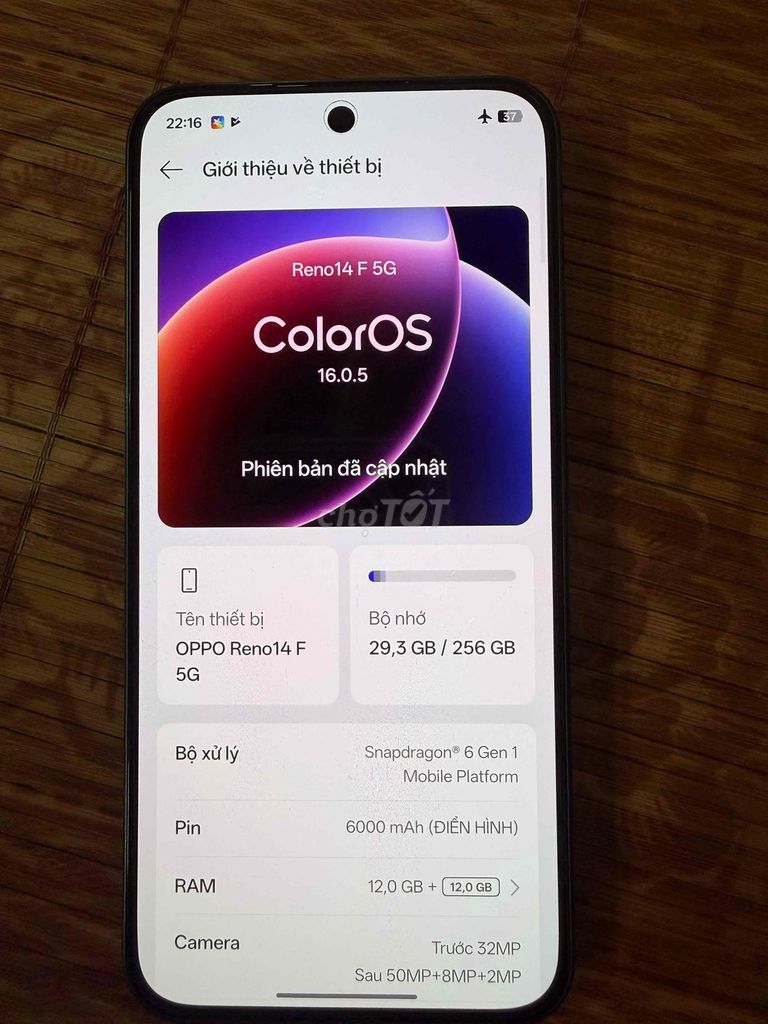 OPPO Reno14 F 5G Đen 256GB 12GB. Mua bán Điện thoại tại Thành phố Thanh Hóa Thanh Hóa được đăng bởi anh hình 1