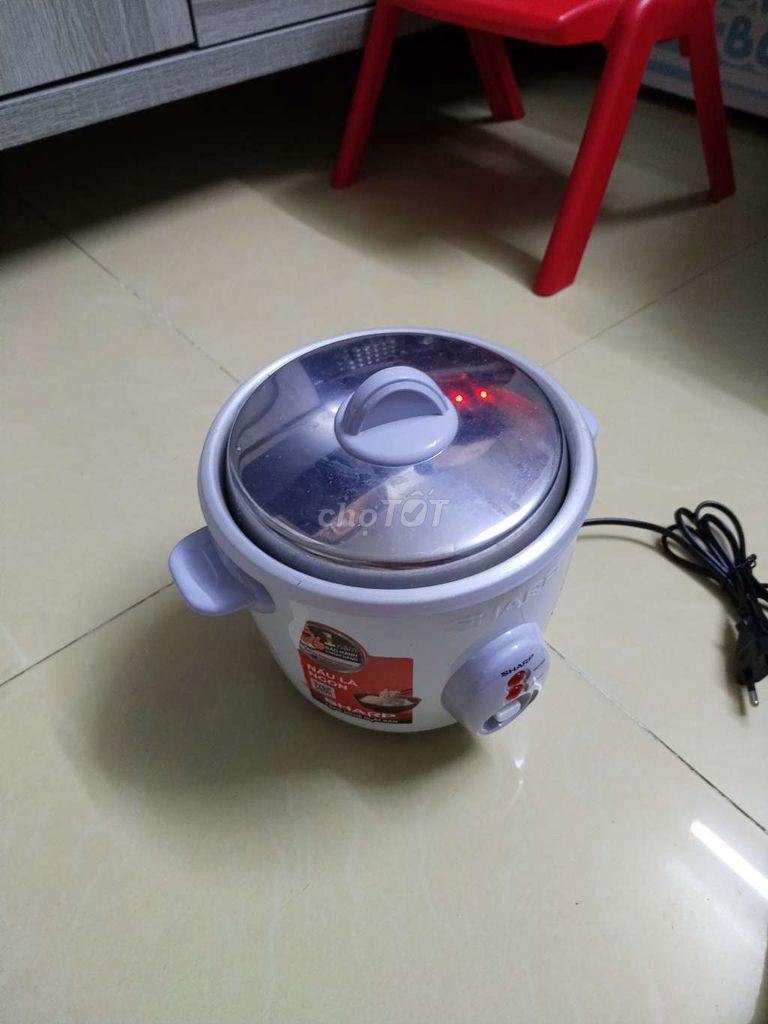 Nồi cơm điện Sharp 0.6L Trắng. Mua bán Bếp, lò, đồ điện nhà bếp tại Quận Bình Thạnh Tp Hồ Chí Minh được đăng bởi lê thanh Tùng hình 1