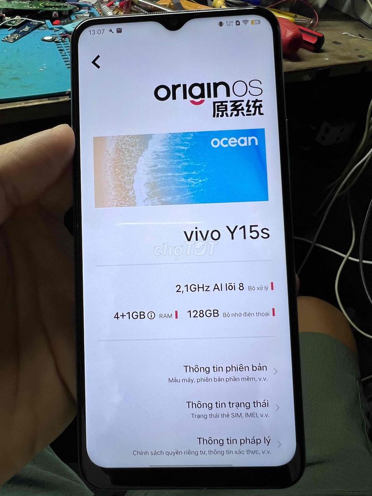 Vivo Y15s 128GB Xanh. Mua bán Điện thoại tại Quận Đống Đa Hà Nội được đăng bởi linh hình 1