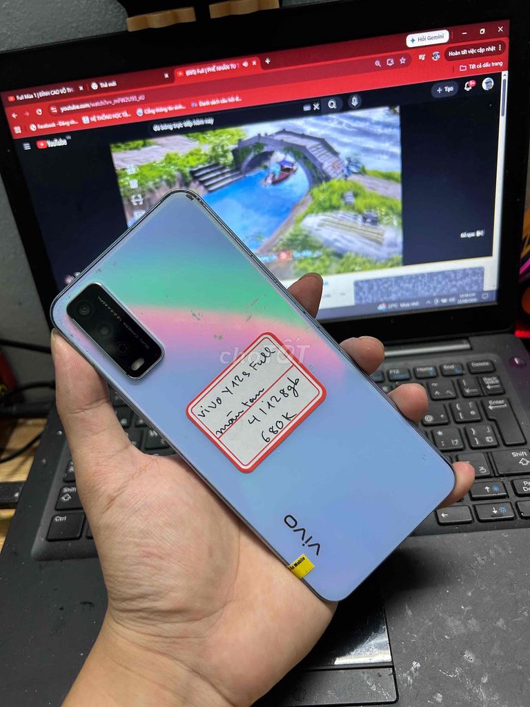 Vivo Y12s 4GB 128GB Xanh. Mua bán Điện thoại tại Quận Hoàng Mai Hà Nội được đăng bởi Trường An mobile 87 Tam Trinh Hn ZL09847mot6845 hình 1