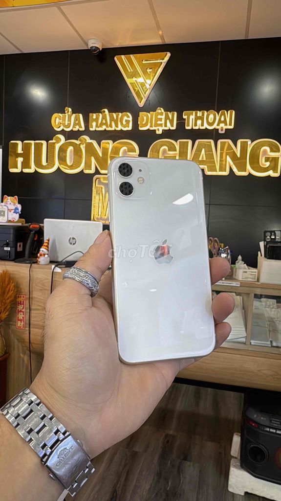 Apple iPhone 11 64GB Trắng đẹp 99%. Mua bán Điện thoại tại Thành phố Bến Tre Bến Tre được đăng bởi HươngGiangmobile hình 1