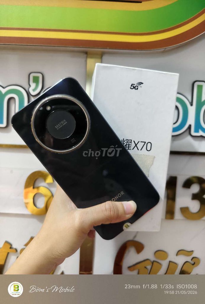 Honor X70 Đen 12GB/256GB. Mua bán Điện thoại tại Thành phố Dĩ An Bình Dương được đăng bởi Ngọc Quý hình 1
