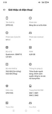 Oppo K3 Xanh Dương, 64GB, Đã Sử Dụng. Mua bán Điện thoại tại Thành phố Đồng Xoài Bình Phước được đăng bởi Huynh Hoa