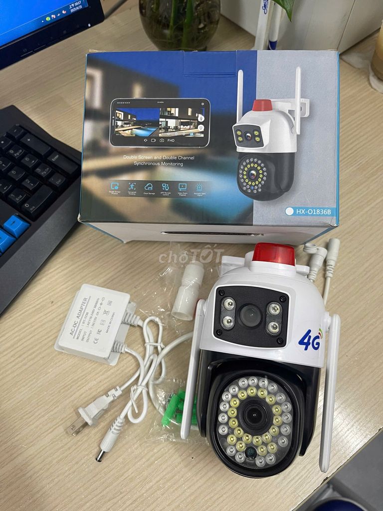 THANH LÝ 1C CAMERA 4G CÓ BÁO ĐỘNG APP YOOSEE