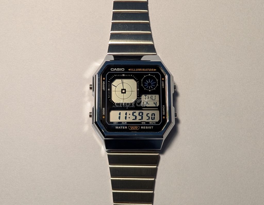 Đồng hồ Casio A130WE đẹp, chạy đúng giờ, còn BH. Mua bán Đồng hồ tại Thị xã Tân Uyên Bình Dương được đăng bởi Kỳ hình 1