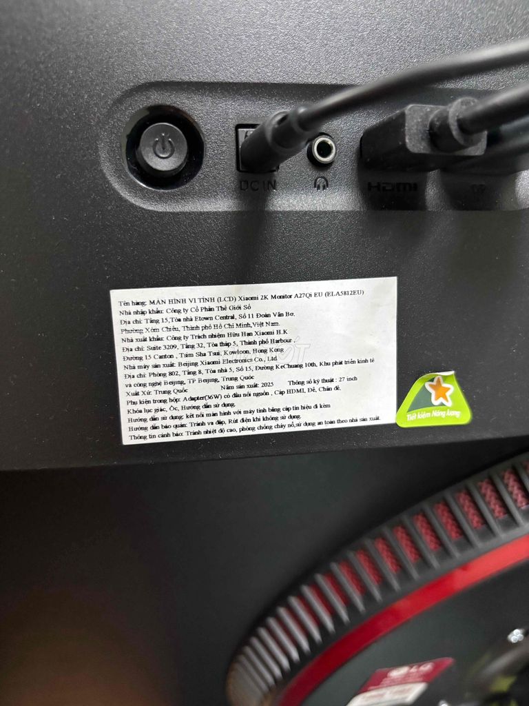 Xiaomi Monitor A27i 27 inch 2K. Mua bán Phụ kiện (Màn hình, Chuột...) tại Quận 8 Tp Hồ Chí Minh được đăng bởi Lê Thọ hình 1