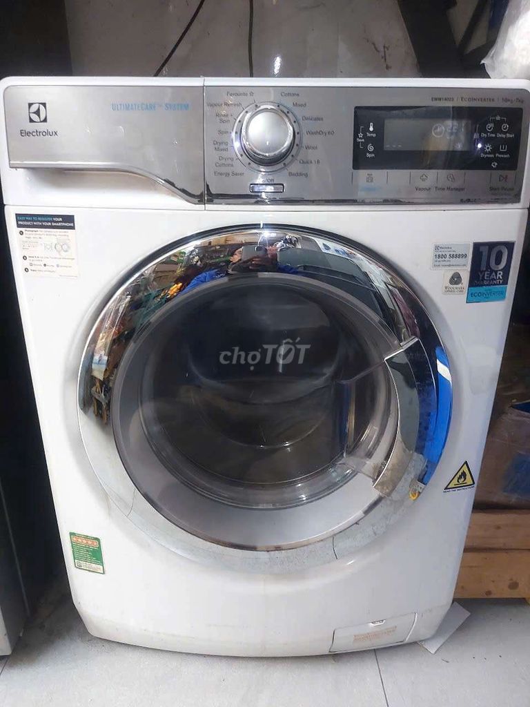 Máy giặt sấy Electrolux 10kg/7kg Trắng cũ. Mua bán Máy giặt tại Thành phố Thủ Đức Tp Hồ Chí Minh được đăng bởi ĐIỆN MÁY VUI VẺ hình 1