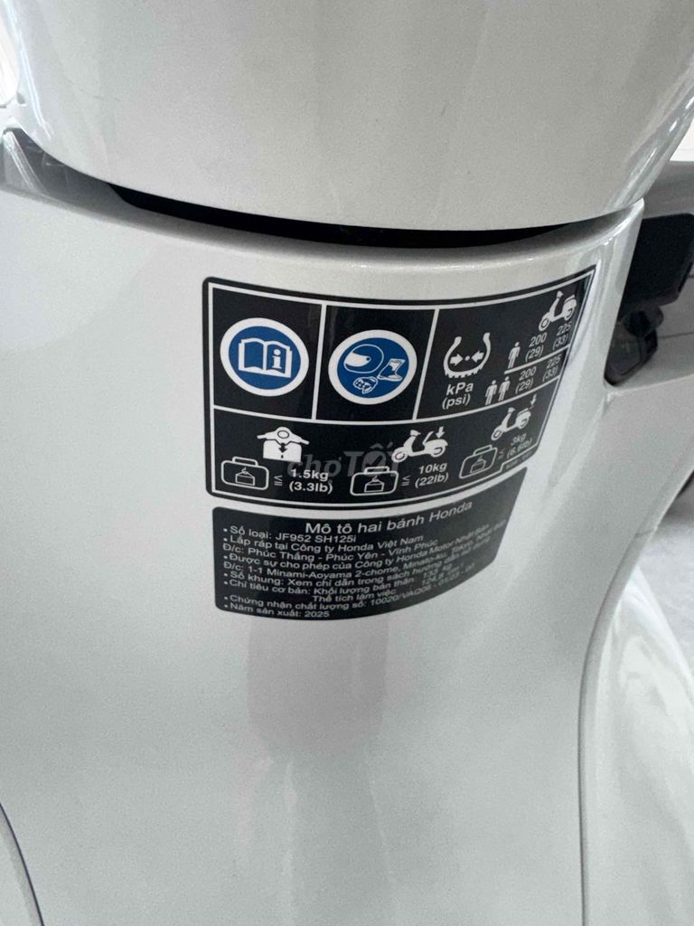 SH125 date 2025 mới lăn bánh 1200 km Hỗ trợ góp. Mua bán Xe máy tại Quận Cái Răng Cần Thơ được đăng bởi Cửa Hàng Xe Máy Quang Sang hình 3