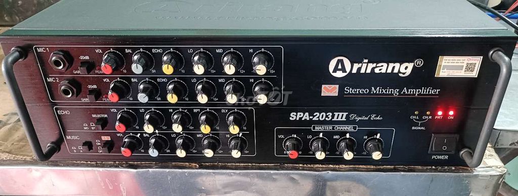 Amply Arirang SPA-203III. Mua bán Tivi, Âm thanh tại Huyện Hóc Môn Tp Hồ Chí Minh được đăng bởi Chúng Phát Audio hình 1