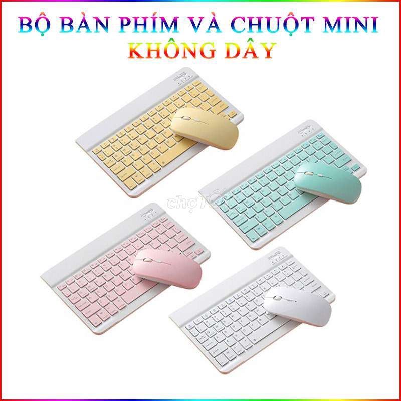 Bộ Bàn Phím & Chuột Không Dây Kết Nối Bluetooth