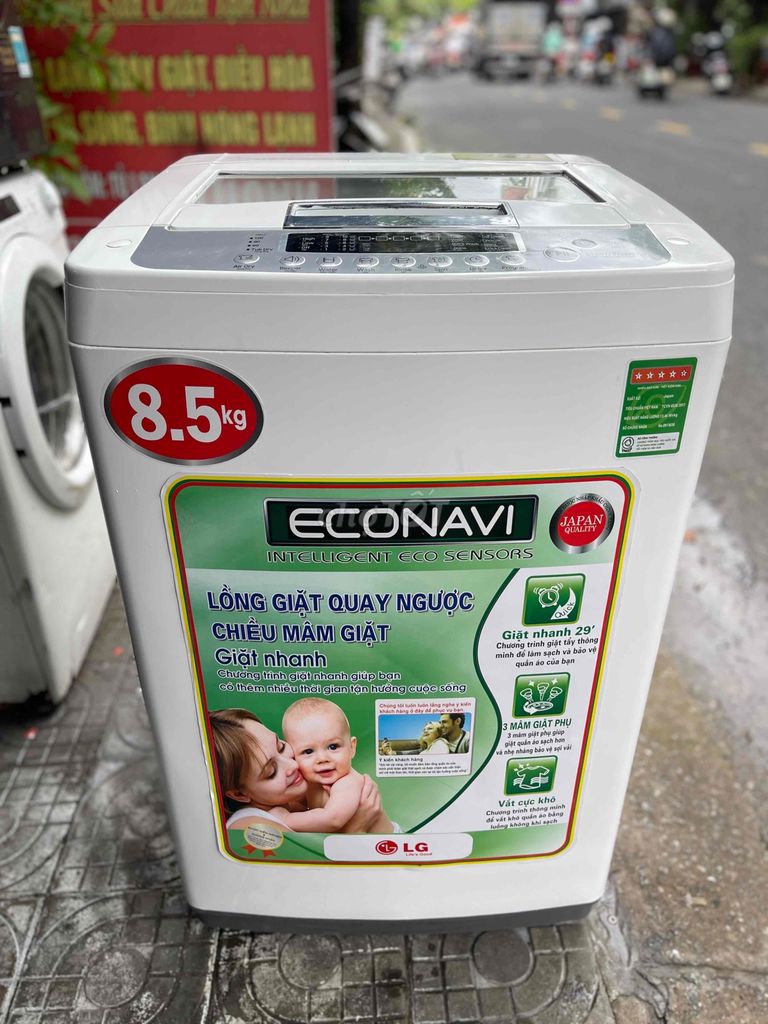 Thanh lý máy giặt LG 8.5kg nguyên rin đẹp