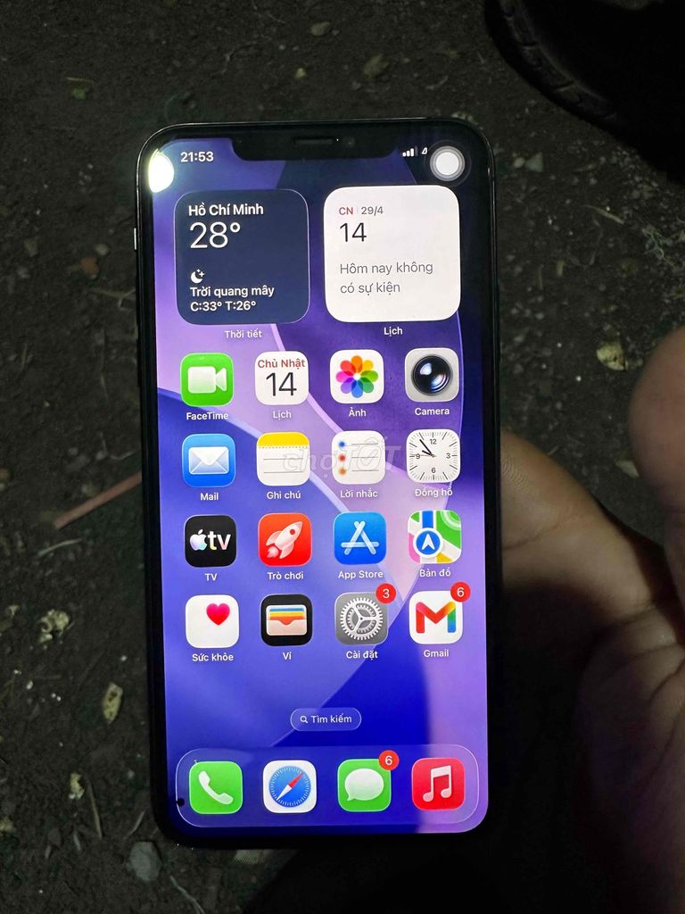 Apple iPhone 11 Pro Max Xám 3 mắt 2 chấm mực. Mua bán Điện thoại tại Huyện Hóc Môn Tp Hồ Chí Minh được đăng bởi Thanh Bùi hình 1