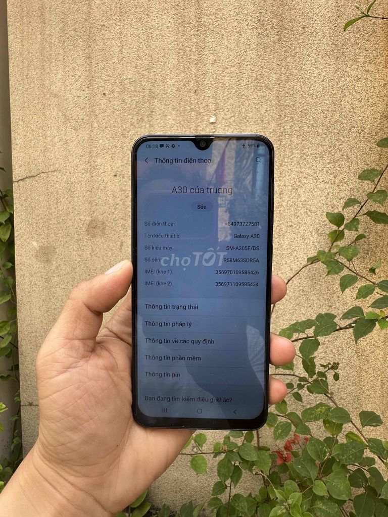 Samsung Galaxy A30 Xanh 64GB. Mua bán Điện thoại tại Quận Gò Vấp Tp Hồ Chí Minh được đăng bởi HQ86 Thanh Lý Cầm đồ hình 1