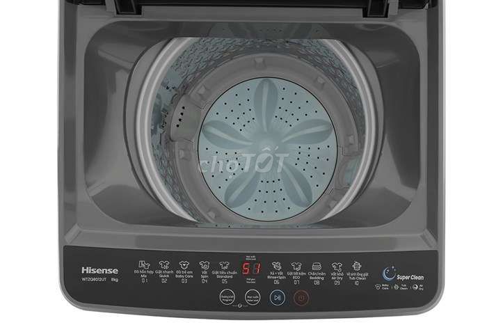 Máy giặt Hisense 8kg WTZQ8012UT