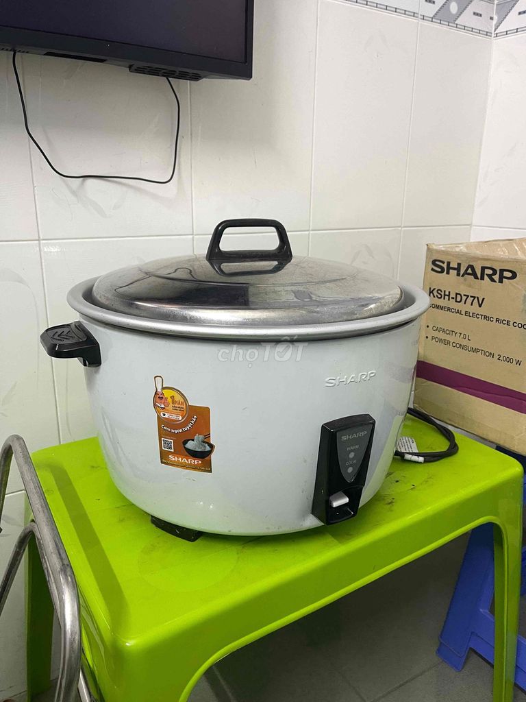 Nồi cơm điện Sharp KSH-D77V 7.0 L. Mua bán Bếp, lò, đồ điện nhà bếp tại Thành phố Hồng Ngự Đồng Tháp được đăng bởi Ducnguyen hình 1