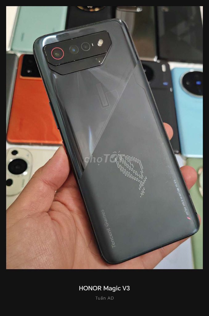 ROG Phone 7 256GB Đen gl. Mua bán Điện thoại tại Quận Gò Vấp Tp Hồ Chí Minh được đăng bởi Chíp Chíp hình 1