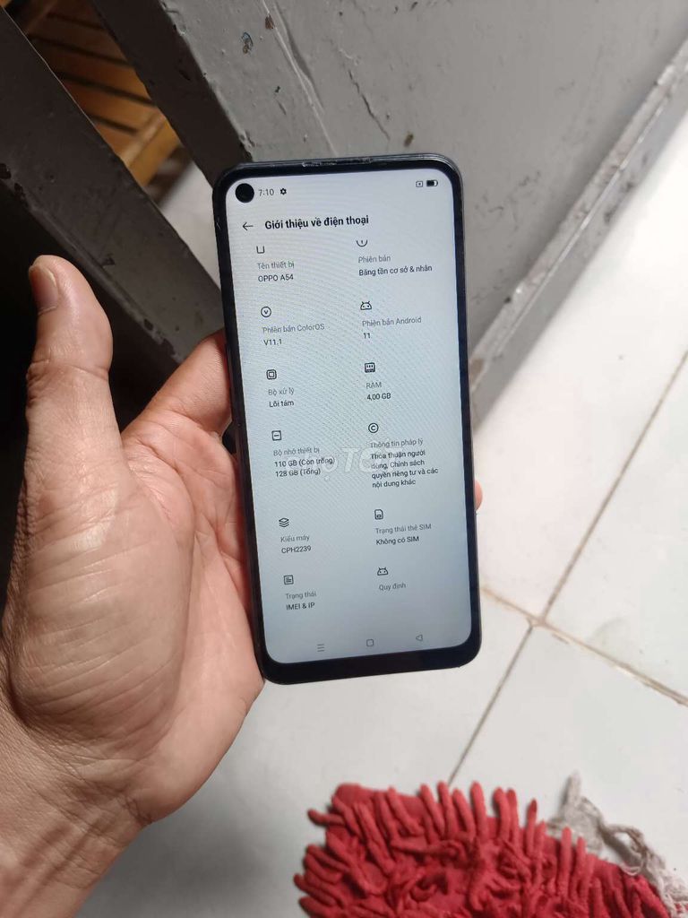 OPPO A54 128GB Đen 4GB. Mua bán Điện thoại tại Quận 12 Tp Hồ Chí Minh được đăng bởi Minh hình 1