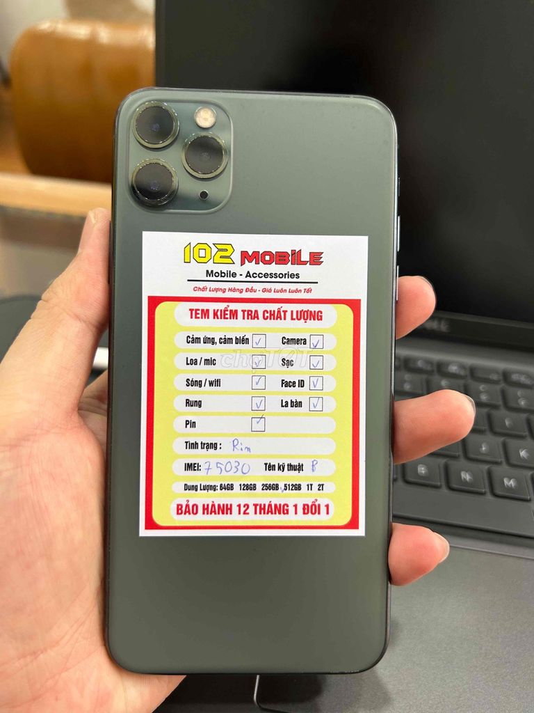iPhone 11 Pro Max 256GB máy đẹp chuẩn zin. Mua bán Điện thoại tại Thành phố Buôn Ma Thuột Đắk Lắk được đăng bởi Nguyễn Hoàng hình 1
