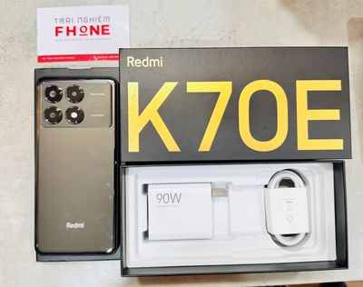 Redmi K70 E Đen 12.256Gb Fullbox 99,9% Xách Tay