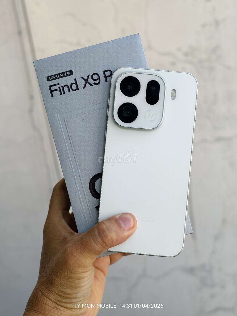 Oppo Find X9 Pro 5G 512GB trắng. Mua bán Điện thoại tại Quận 5 Tp Hồ Chí Minh được đăng bởi TY  MON MOBILE hình 1